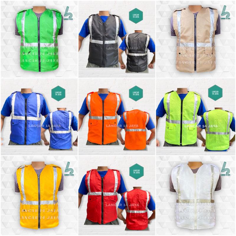 Rompi Safety / Rompi Proyek / Rompi Parkir / Rompi Motor - Shop | Tokopedia