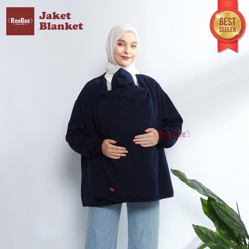 Jaket Blanket Ibu & Bayi - Blanket Bayi - Selimut Bayi Multifungsi 3