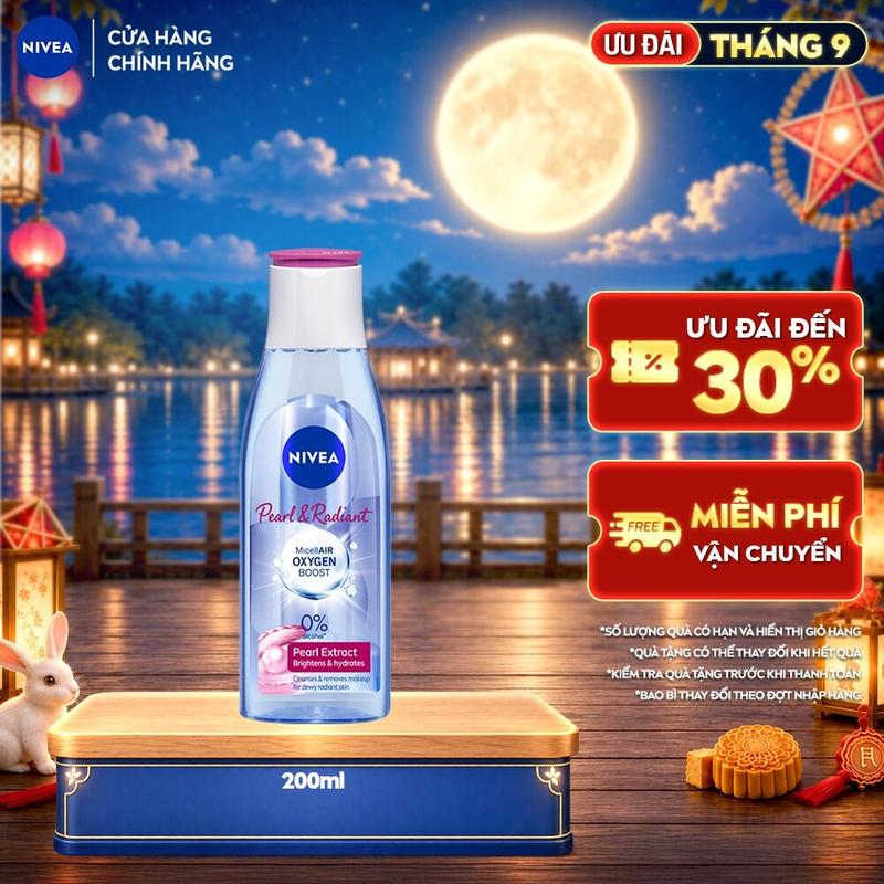 Nước Tẩy Trang NIVEA Pearl Bright Sáng Da | Sạch Sâu 200ml - 84911