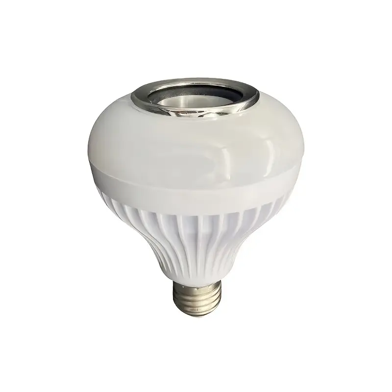RGB Wireless Bluetooth Speaker Light Bulb - Colorful Smart Music Light with Enhanced Bass and Remote Control, Single Speaker, Not Waterproof