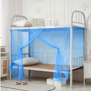 Kelambu polos anti nyamuk 120x200 nyaman dan aman Biru Putih Pink