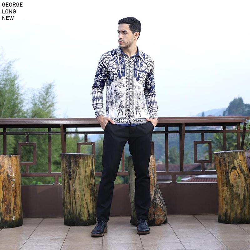GIRLY GEORGE MAN STANDAR,JUMBO & SUPER JUMBO - KEMEJA BATIK MODERN  PRIA 0