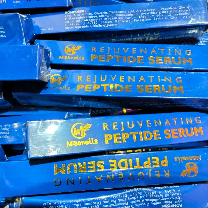 MISONELLS new advanced premium protect body lotion +Rejuvenating peptide serum Mencerahkan 7
