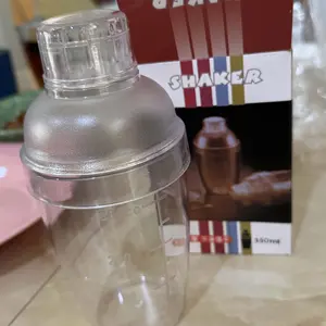 Shaker Botol Plastik Pengocok Minuman Cocktail 350ml 550ml 750ml