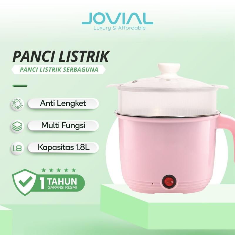 Product Introduction of Jovial Bundling Panci Listrik SNI + Portable Electric Cooker Frying Pan 29