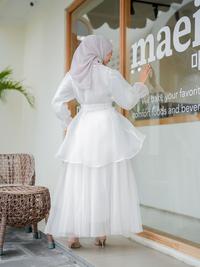 Gambar KIMONO ORGANZA OUTER Modern Brukat Vintage Bordir Premium Outfit Atasan Wanita - Organza Black, All Size dari Delova Wardrobe Kab. Bantul 5 Tokopedia