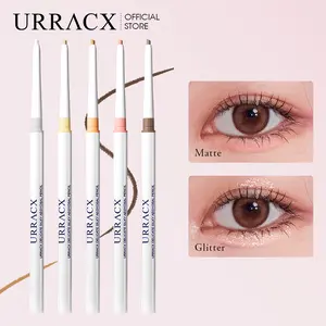 URRACX Aegyosal Pencil Highlighter 3D Glitter Tahan Lama Aegyosal Liner Matte Silkworm Eyeliner Pensil Liner Delicate Silky Mata Makeup