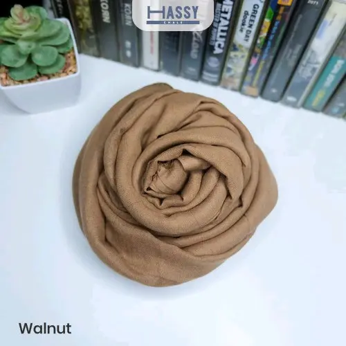 Hijab Segi Empat Jadul Varisha / ORI VARISHA / Warna Walnut