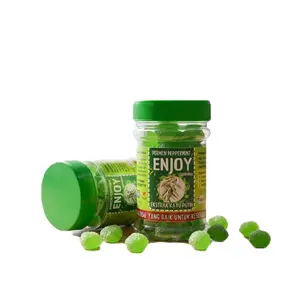 Enjoy Spesial Hijau Permen Herbal Kesehatan Kayu Putih Mint dengan Ekstrak Kayu Putih untuk Kesehatan