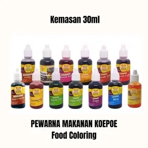 Pewarna Makanan KOEPOE 30ml - ANEKA WARNA pewar namakan
