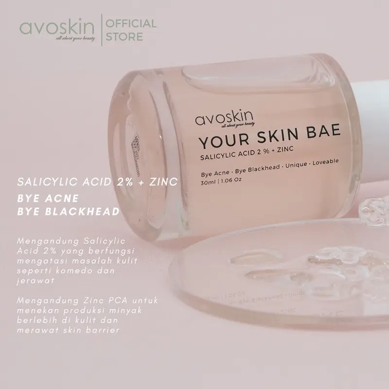 Avoskin Your Skin Bae Salicylic Acid 2% + Zinc Serum 2