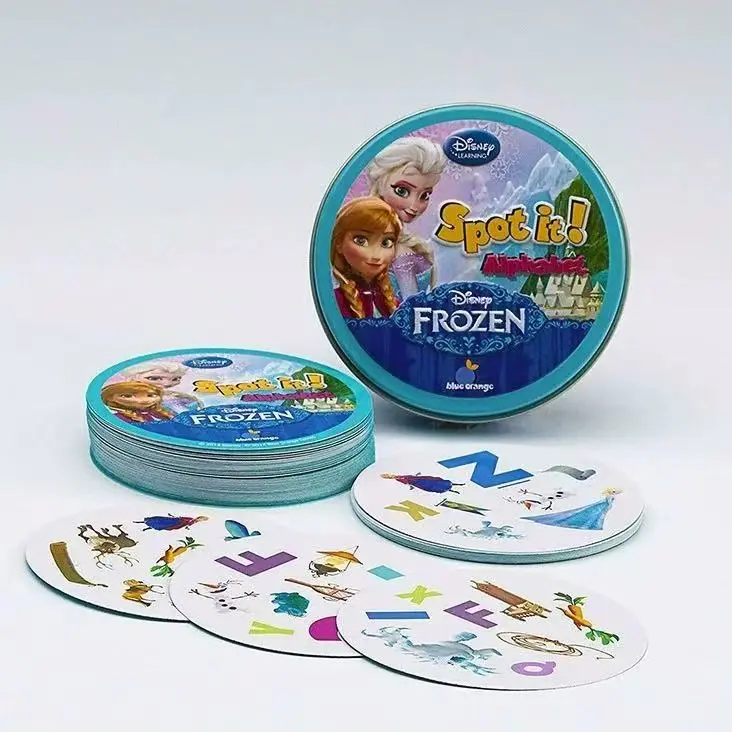 Spot It Dobble Find It Game Gia Đình Tập Hợp Lễ Hội Sinh Nhật Đảng Đồ Chơi Trẻ Em Bảng Trò Chơi Bộ Bài Thẻ BàiThẻ trò chơi giải đố tiệc nhiều người chơi Iron Box Find Your Sister, Thẻ trò chơi cha mẹ-con cái 6