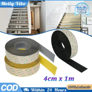 Lis Tangga Anti Slip Karet Pengaman Step Nosing Perekat 3M Corner Strip Protector Tangga Sekolah