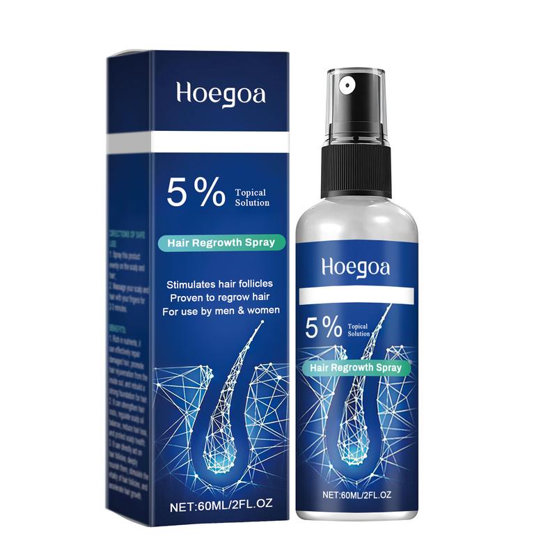 60ml Topical Solution Hair Regrowth Spray for Use By Men & Women Hair Care Spray 5