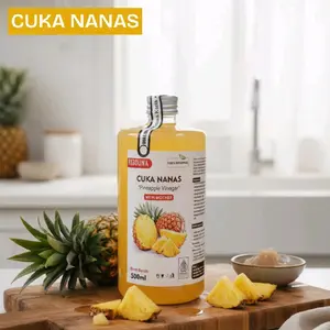 cuka nanas murni 500ml - cuka nanas RIZQUNA - cuka nanas premium - cuka nanas with mother - cuka nanas organik