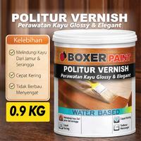 Gambar Perawatan Kayu BOXER POLITUR VERNISH Water Based (0.9 kg) - 000 Clear dari Boxer Paint Official Store Kab. Sidoarjo 1 Tokopedia