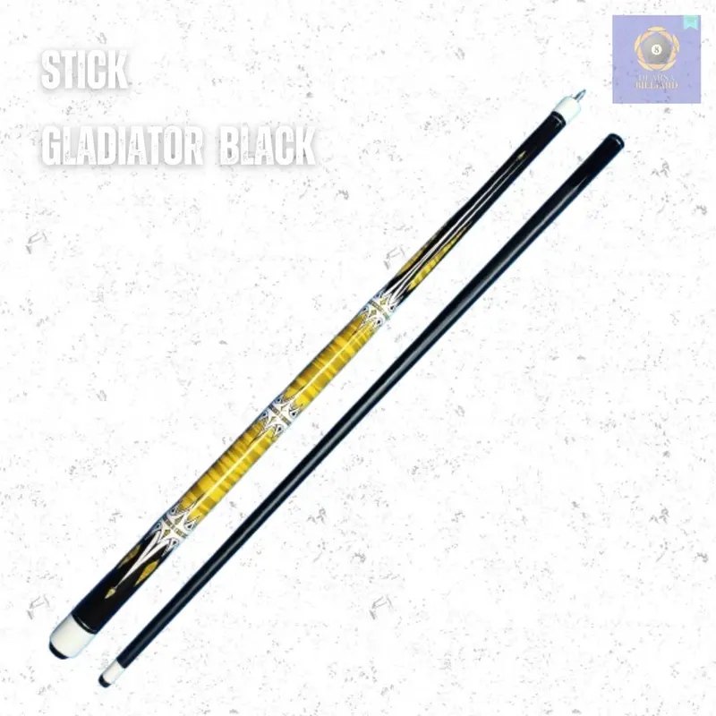 Stick Billiard Gladiator Black - Wood Cue - Gladiator Black Cue 2