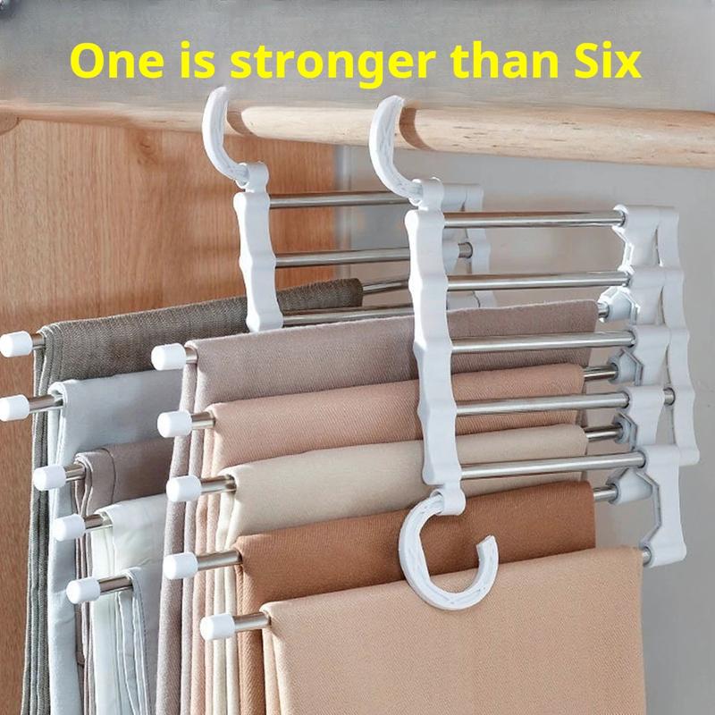  Giá Treo Quần Dài Chống Trượt Và Liền Mạch Có Thể Gập Lại Móc Treo Đồ Gia Dụng Kẹp Quần Dài Lưu Trữ Tủ Quần Áo Dụng Cụ Hữu Ích 