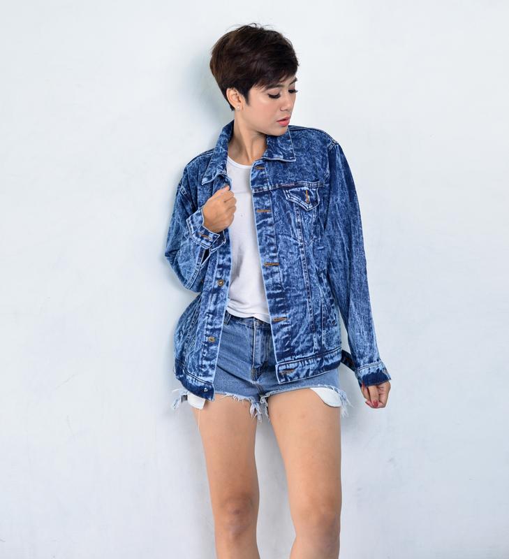 Jaket Jeans Pria Denim Jacket Distro Full Printing Motif Polos 3