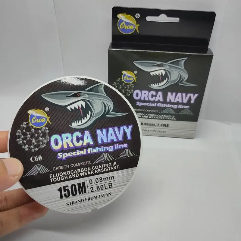 Senar Pancing Orca Navy Flourocarbon 150M 4
