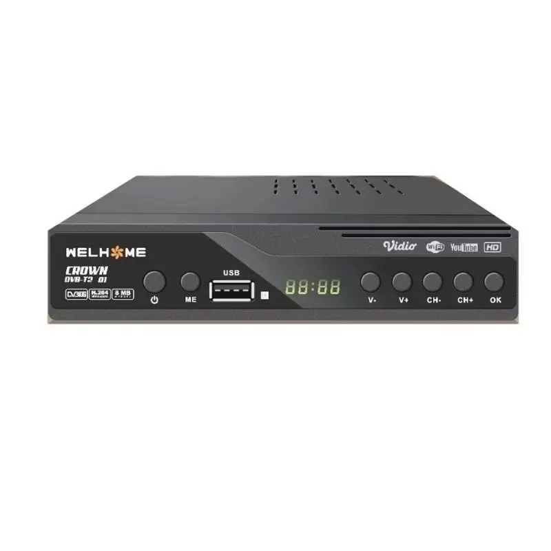 Set Top Box TV Digital DVB-T2 Welhome 2