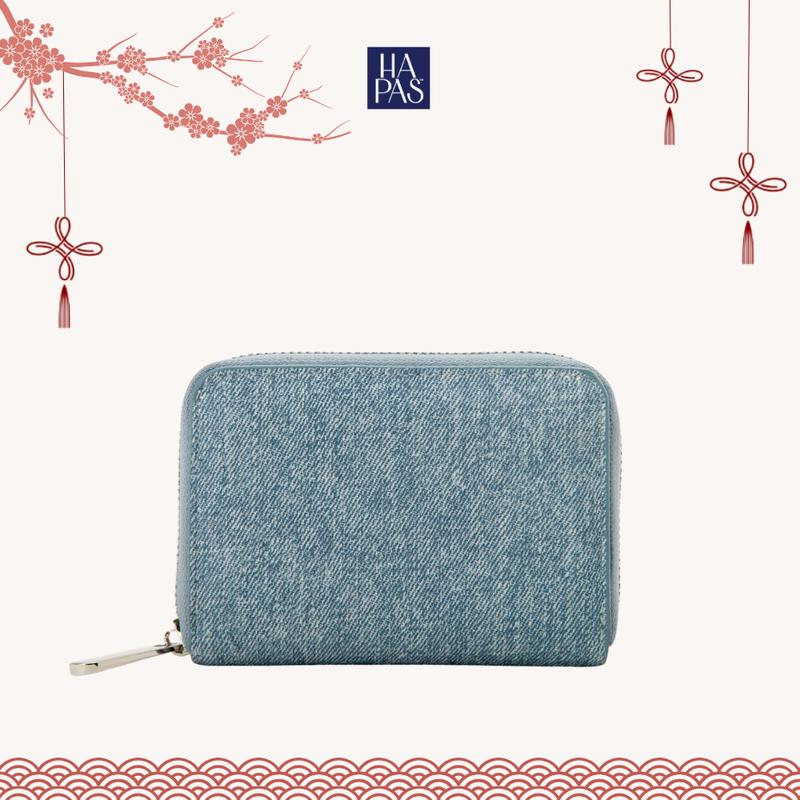 Ví Nữ Vuông Khóa Bạc Size 12 HAPAS - Ví Cầm Tay Tiện Lợi VN231171