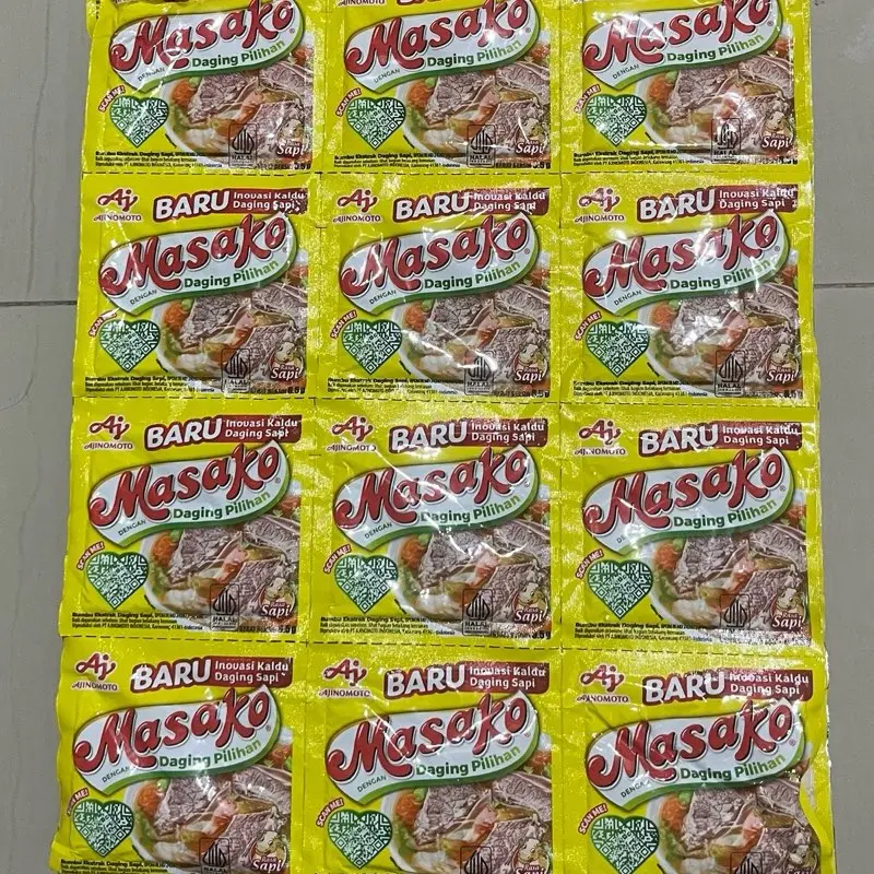 Masako Ayam + Sapi - 72 Sachet 6 renceng - Instan Msg Kaldu Masakan 4