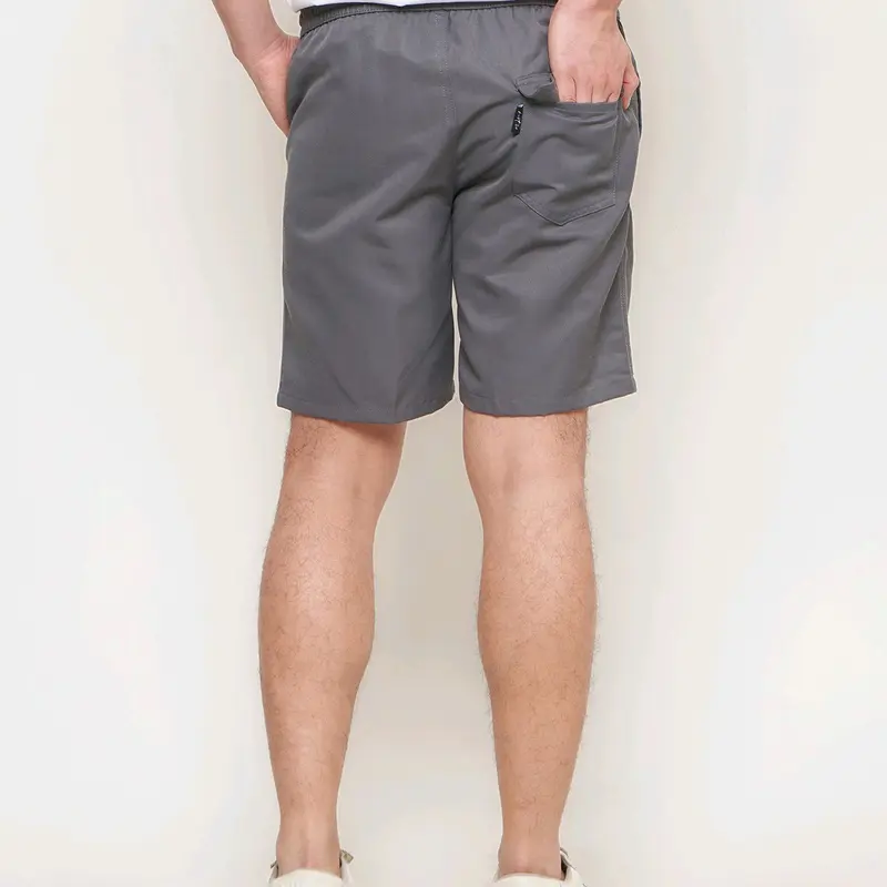 BOARDSORT / Celana Pendek Pria Dewasa / Celana Pendek Short Premium / Celana Pendek Cowom Santai / Katun / Celana Pendek / Bawahan Pria / celana pendek cowok / celana pendek pria / celana cargo Slim-fitting Gray 5