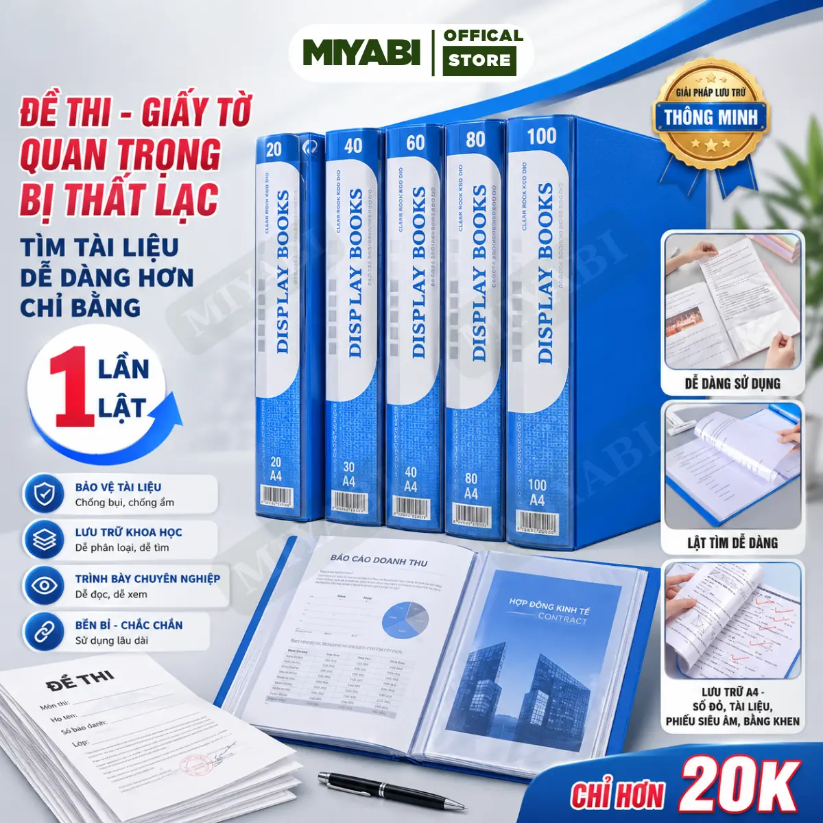 [ GIÁ SIÊU RẺ ] File lá đựng giấy a4 20/30/40/60/80 lá văn phòng phẩm , file lá đựng tài liệu a4 giá xưởng lưu trữ hồ sơ tài liệu , file đựng giấy tờ văn phòng , sổ đỏ , phiếu siêu âm