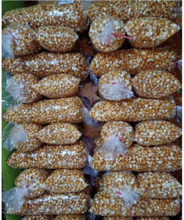 COD Siomay kering Mini Renyah Gurih /Kerikil /Bustik Toping Baso 3