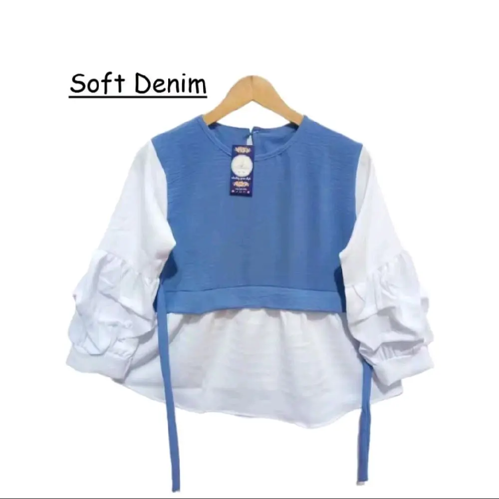 Dress Anak Perempuan Tangan Panjang Terbaru 2025 3 - 12 Thn Atasan Nyaman