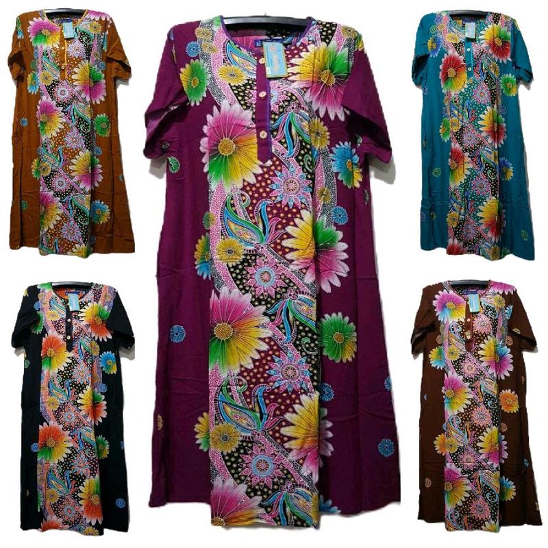 DASTER BATIK KODE 09 KENCANA UNGU LABEL BIRU 4