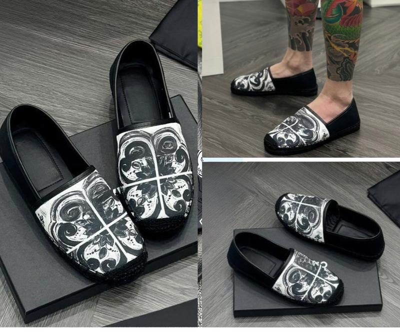  Giày Cói Đen Mẫu 2026 In 5D Tứ Phượng Thời Trang cao cấp Boy Phố - Giày Lười Cói cho nam Đế Cao Su Cao 3 cm Bề Mặt Làm Bằng Vải nỉ Size 38-43 có Hỗ Trợ Đổi Size 