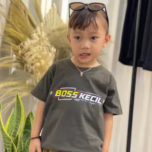 KAOS ANAK BOSS KECIL- kaos anak - - catton combed 24s