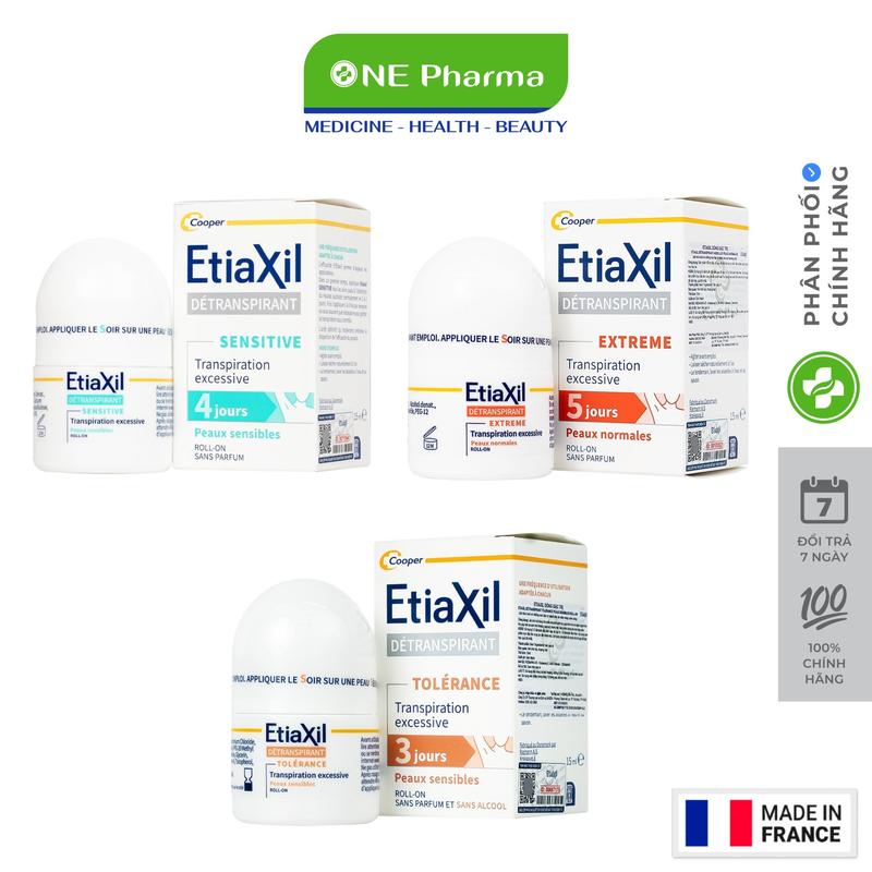  Lăn khử mùi Etiaxil khử mùi mồ hôi hiệu quả Lăn nách Etiaxil Pháp 15ml 