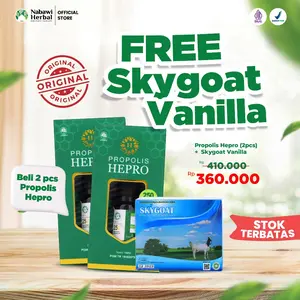 FREE SKY GOAT - Propolis Hepro Buy 2 Free Skygoat Vanilla - by nabawiherbal
