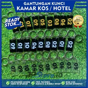 GANTUNGAN KUNCI KAMAR NON CUSTOM GANCI ANGKA GANTUNGAN KUNCI KAMAR KOST GANCI KOST GANCI HOTEL TERMURAH JPID