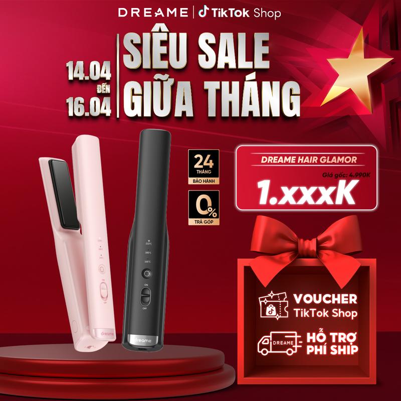 Máy duỗi tóc không dây Dreame Glamour - Chính hãng - Bảo hành 12 tháng