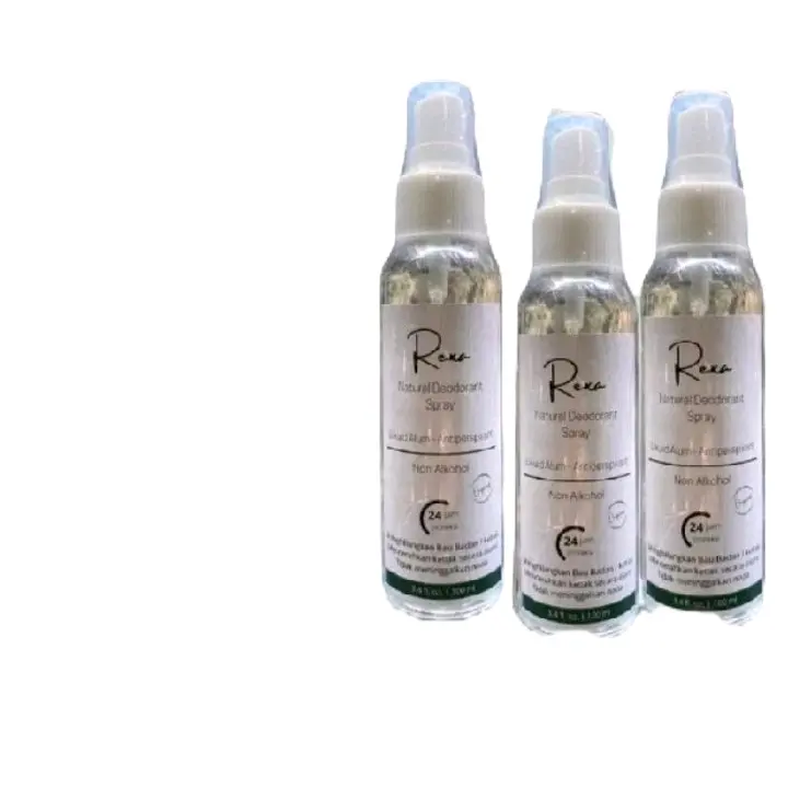 ( PAKET 3 )Deodorant Spray Rexa 100ml/ Deodorant tawas / ampuh hilangkan bau badan cowok deo organik anti-keringat cair ketiak deospray diodora n butuh