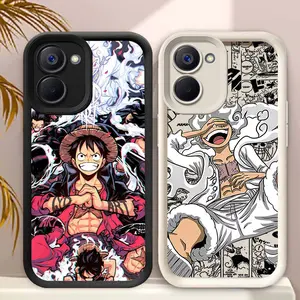 C-4 Luffy One Piece Casing untuk VIVO Y03Y Y36 03t Y27s Y18i Y28s Y27 Y18 Y28 Kasus Pelindung Case