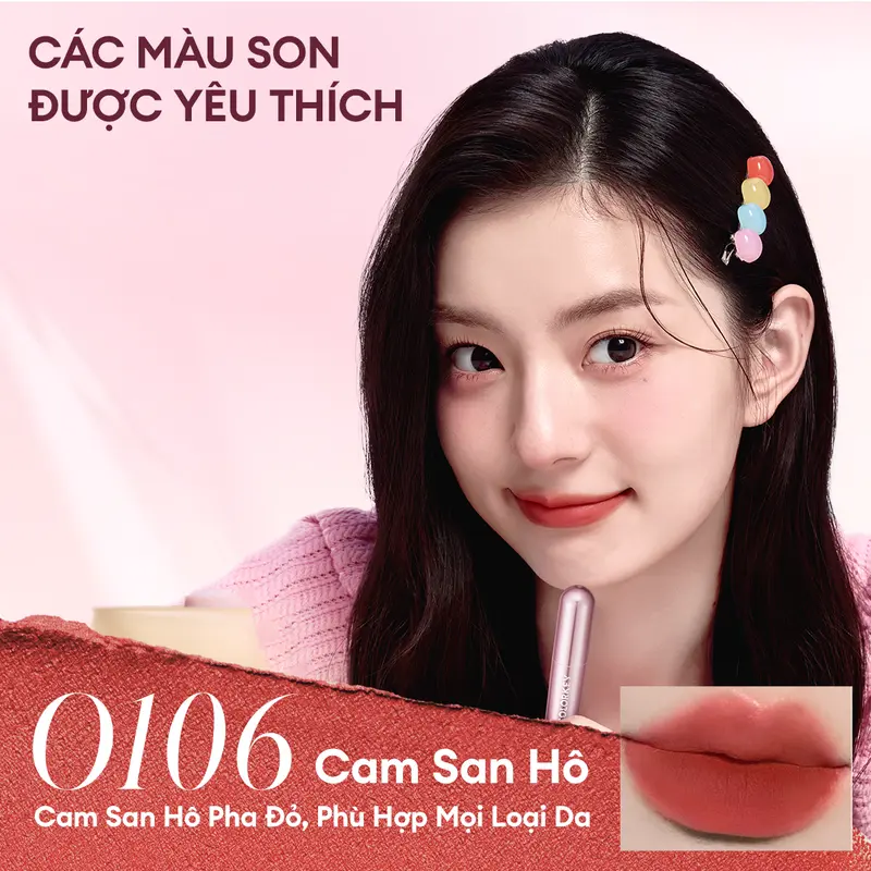 [PHIÊN BẢN NÂNG CẤP] Son Kem Bùn COLORKEY Lip Mud Mousse Matte Chất Son Mềm Mịn, Che Vân Môi Tốt, Hỗ Trợ Dưỡng Ẩm, Màu Sắc Thời Thượng 2g | BigBuy360 - bigbuy360.vn