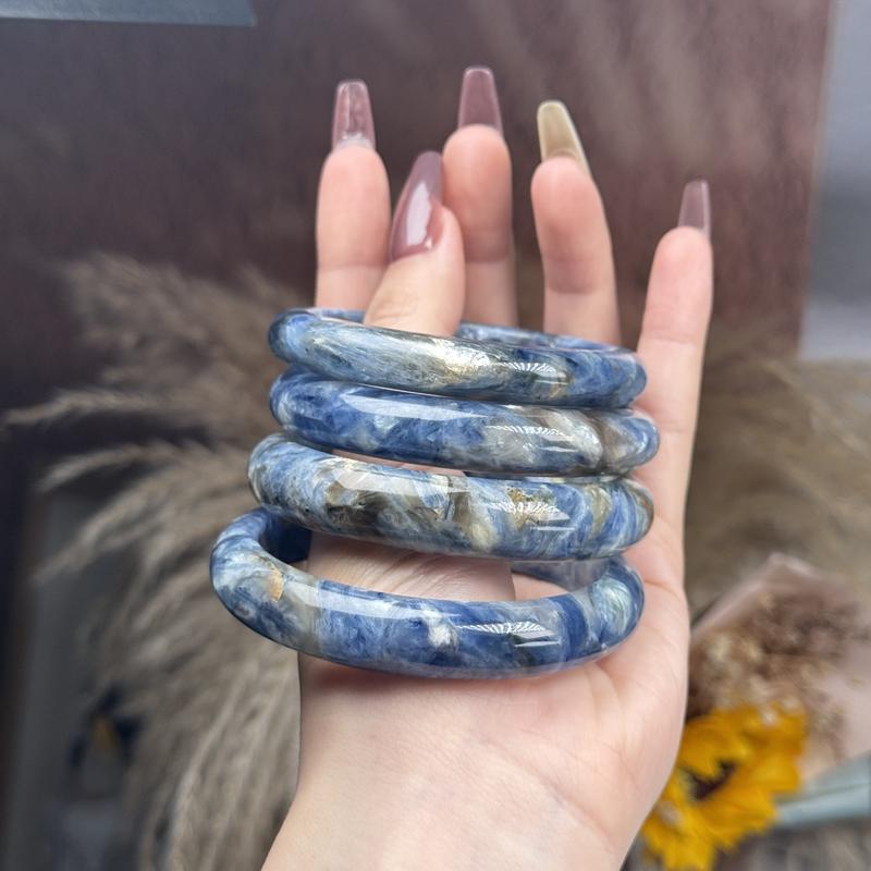 Product Introduction of JOY ARTEMIS NATURAL KYANITE BRACELET  | Throat Chakra Healing Crystal Jewelry | Spiritual Energy & Communication Stone | Limited Edition Gift for Women 1