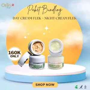 Orlin Paket Bundling Day Cream Flek & Night Cream Flek Harga Spesial 160K Only Shop Now