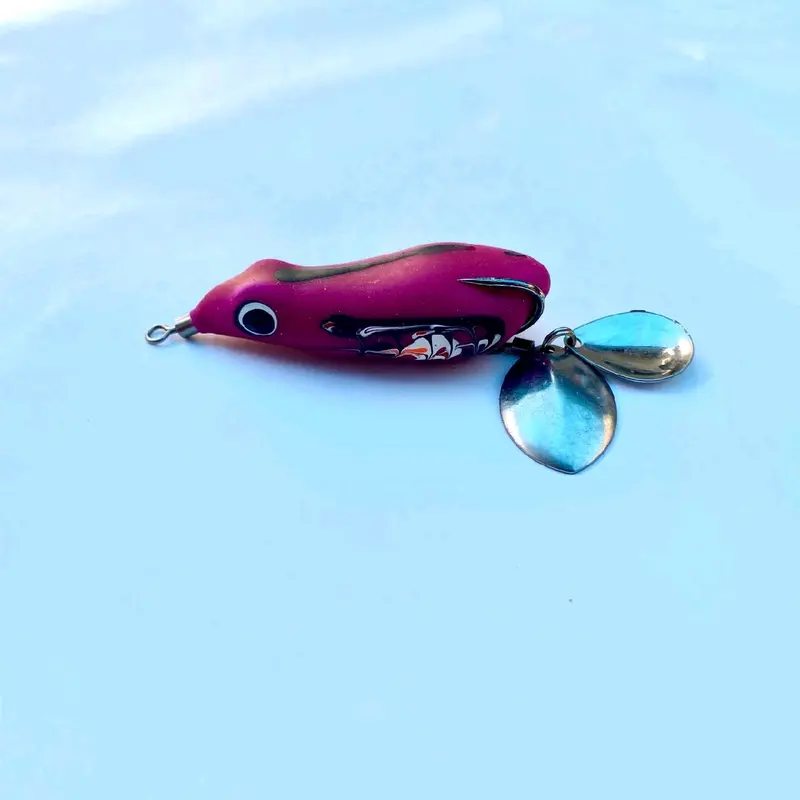 Umpan soft frog killer 5 cm slim doube blade 3
