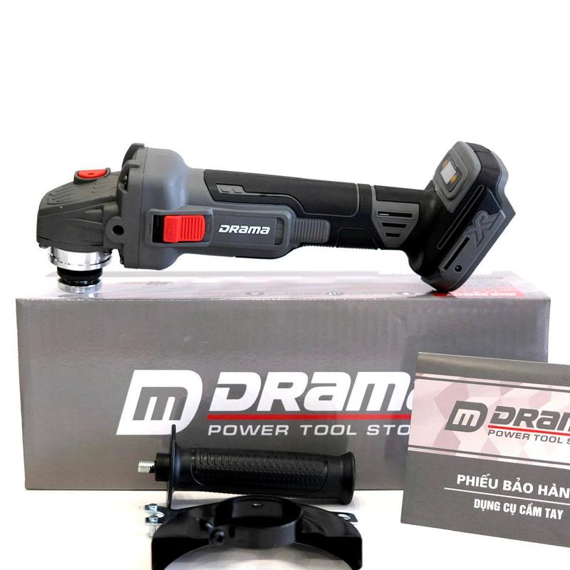 Thân Máy Mài DRAMA 5100 Động Cơ Không Chổi Than Sử Dụng Pin Chân Phổ Thông 4cm Chống Sóc Vỡ Đá Chuyên Mài Góc Cắt Sắt Gỗ Gạch
