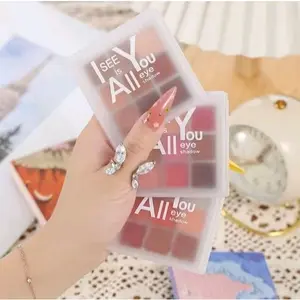 Eyeshadow Palet 9 Color Shimmer Glitter Natural Korean Makeup SS099