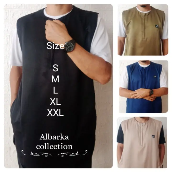 ROSAL / ROMPI SHOLAT / ROMPI PRIA MUSLIM / ROMPI PRIA DEWASA - bahan katun toyobo, warna : hitam, krem, milo, navy, abu tua dll.. 0