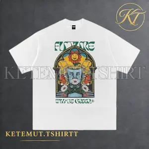 Kaos Fashion Gaya Seni Retro Premium Bahan Berkualitas 220gr Katun｜Nyaman Dipakai & Siap COD