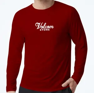 kaos lengan panjang model oblong pria & wanita bahan tebal lembut motif tulisan spesifikasi ukuran M hingga 3XL cocok untuk berat badan 45-105 kg