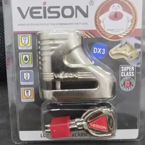 ZACRO DX3 Gembok Cakram Kunci Rem Sepeda motor Discbrake Lock paduan seng berkualitas tinggi